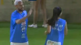 Neymar impressed the girls with a amazing assist. ft. RedBull.