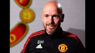 Erik ten Hag says "HEH" for a minute straight