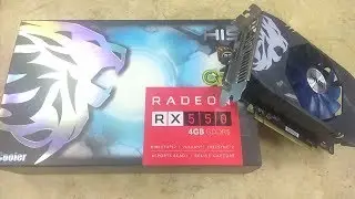 RX 550 GREEN iCooler OC 4GB Graphics card Unboxsing