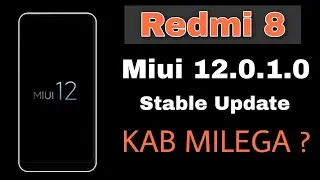 MIUI 12 Stable Update In Redmi 8 | what's new | Android 10 ?
