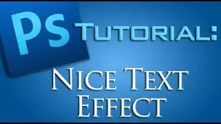 Photoshop & C4D: Create a nice Text with Light Effects