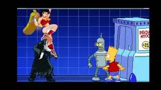 mugen Wonder Woman & Ghostface vs Bartman & Bender mugen Requested 53