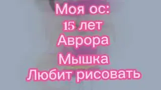 немного о моёй ос