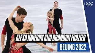 Alexa Knierim and Brandon Frazier's Skate Performance to House Of The Rising Sun ⛸️🪩 | Beijing 2022