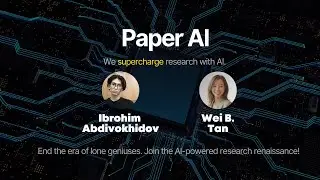 paper ai, AI-powered research companion that streamlines literature reviews by 100x. [Presentation]