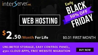 InterServer Black Friday Sale 2024 - Get Flat 50% OFF For Life