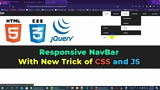 Responsive Navbar with HTML5, CSS3, jQuery (With latest updates of CSS) || 2021
