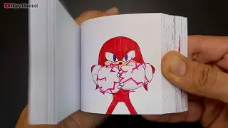 Flipbook Knuckles Fight | Cara Membuat Flipbook Knuckles
