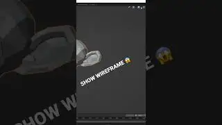 How to Model in Blender - Show Wireframe 😱 