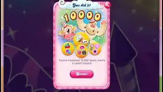 FINALLY!! CANDY CRUSH SAGA LEVEL 10.000 | INDONESIA