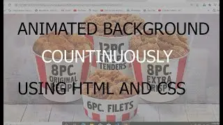 Change Background Image Continuosly HTML and CSS