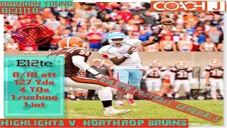 Brandan Young Highlights v Norhrop Bruins 83118