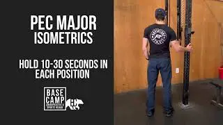 PEC MAJOR ISOMETRICS - exercises for shoulder pain