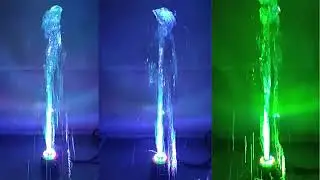 Color WaterFont - Fonte de Água com Luz de LED 12 Cores Loja Flash