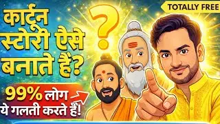 Cartoon Video Kaise Banaye || How to create cartoon animation video || How to create cartoon video