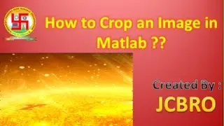 how to crop an Image in Matlab ??