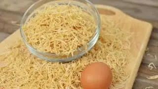 Homemade egg noodles recipe. Homemade noodles for soup. Homemade noodles dough recipe.