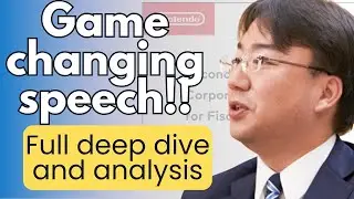 Nintendo President's speech marks a new era | Financial presentation speech full breakdown