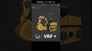 Excavator Rigging in Blender 4.x