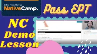 NATIVE CAMP DEMO LESSON | pass the EPT