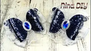 ШКОЛЬНЫЕ БАНТИКИ ИЗ ЭКОКОЖИ