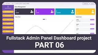 Fullstack JWT Authentication and Role-Based Authorization Admin Panel Dashboard | Part 06