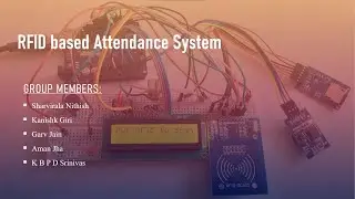 RFID based attendance system using Arduino | Demonstration