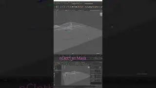 nCloth en maya. #maya #3danimationsoftware #tutorial