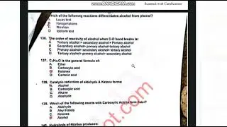 NUMS Entry test 2023 Chemistry Solved Paper | NUMS  test 2023 Chemistry answer key | 