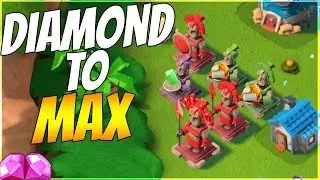 How Good is Recourse Production? Boom Beach Diamond to Max Account!!