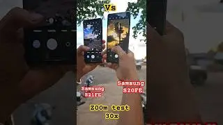 Samsung s20fe vs Samsung s21fe camera 30x zoom test 