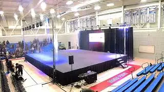 Expo AV stage magic Timelapse