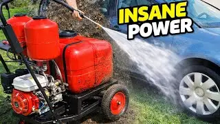 I Built a Gas Powered Pressure Washer – It’s a Beast