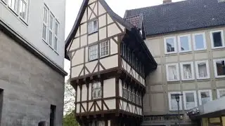 Город Хильдесхайм (Hildesheim) Уникальный домик, милый фахверк. Die kleine Rösterei