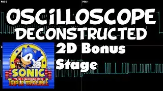 Sonic Triple Trouble - 2D Bonus Stage - Oscilloscope Deconstruction