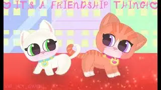 💕💙DRAWING GINNY AND BISTY FROM SUPER KITTIES!💕💙