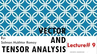 Vector Differentiation, Ordinary and Partial Derivatives of Vectors || Vector and Tensor Ana. Lec.#9
