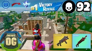 OG Fortnite Reload | High Kill Gameplay | Keyboard & Mouse | Reached Unreal Rank | Reload Rank