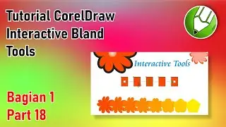Interactive Bland Tools | Tutorial CorelDraw Bagian 1 Part 18