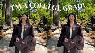 i graduated college! | graduation vlog
