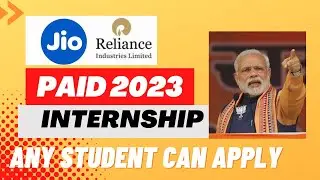 2023 Reliance JIO Internship Opportunity | Apply Today and Kickstart Your Career!  #internship