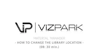 VP | Material Manager - How to change the library location