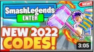 Roblox Smash Legends codes! Working March 2022!