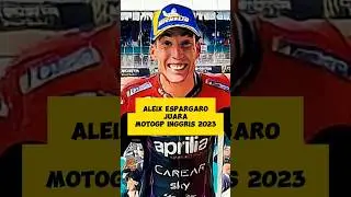 Aleix Espargaro juara motogp inggris 2023 #shorts