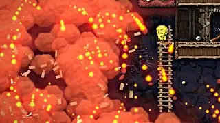 Spelunky 2 But EVERY LEVEL Gets Hit With A NUCLEAR Explosion
