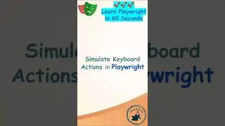 Playwright Tutorial | Keyboard Actions in Playwright  #playwrightautomation