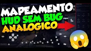 HUD E MAPEAMENTO 🚀 SEM BUG DE ANALOGICO ✅ EMULADOR FREE FIRE