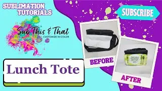 Sublimation Mini Cooler Bag/Lunch Tote
