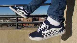 Vans Filmore Blue Checkerboard Unboxing & Review!