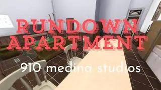 Rundown apartment || (No CC) || Sims 4 Speed build